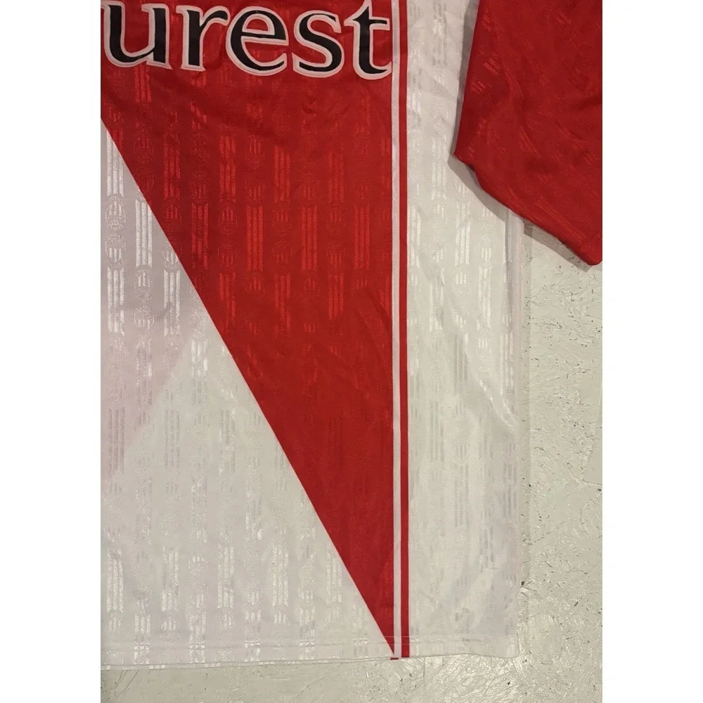 Vintage Adidas AS Monaco 1996-97 Jersey Mens Large Collared Soccer Eurest